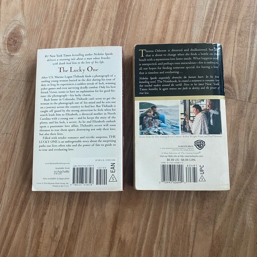 Bundle of Three Nicholas Sparks Books - Picture 5 of 8